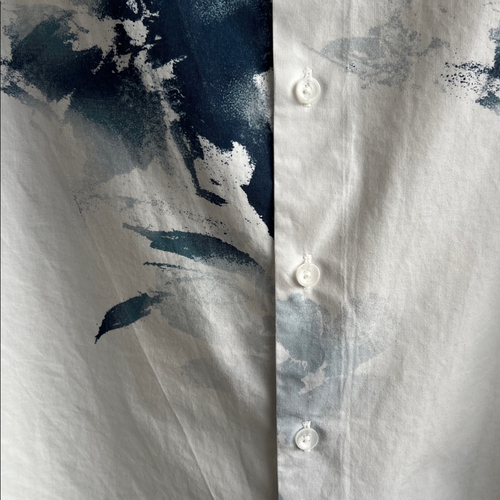 Vince Watercolour Print Shirt - Picture 4 of 10